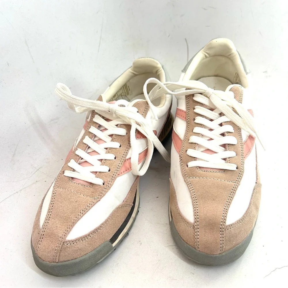 Tretorn Rawlins Retro Casual Jogger Sneakers in Blush White Size Women’s 9 EUC